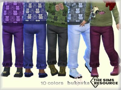 Ruffled Pants By Bukovka Sims 4 CC