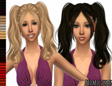 S-Club LL Hair 01 Yosi Retexture (Mesh Needed) By Atomic-Sims Sims 4 CC