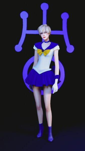 sims 4 cc sailor uranus by volfe 4