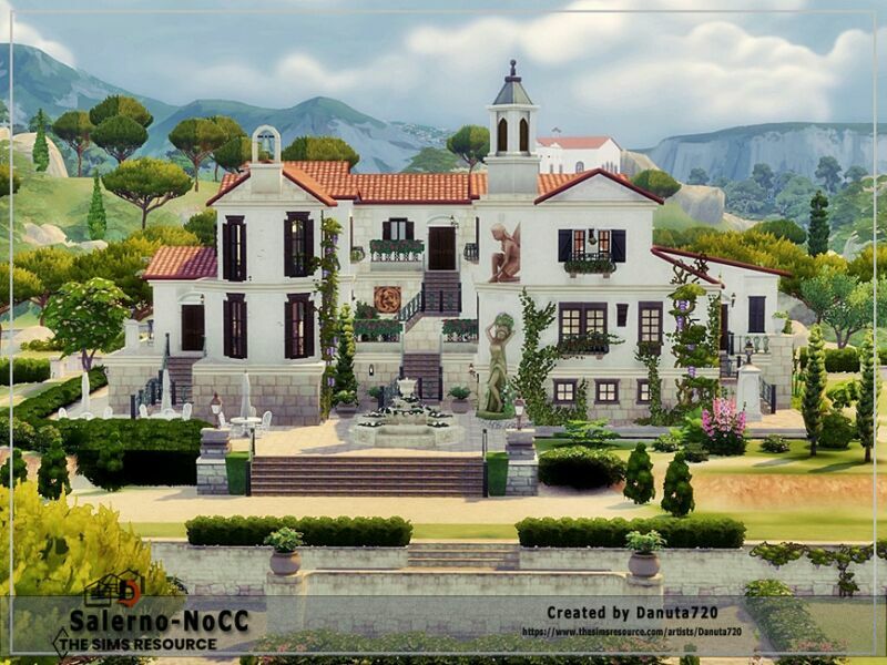 sims 4 cc salerno nocc by danuta720 2