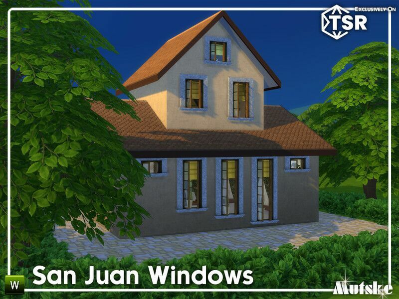 SAN Juan Windows Open By Mutske Sims 4 CC