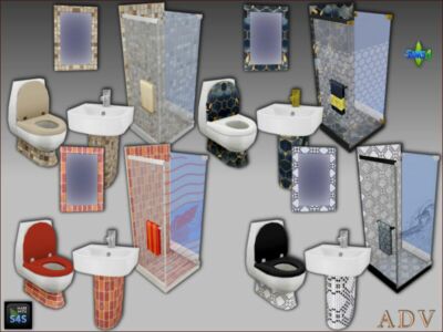 Sanitary Objects Sims 4 CC