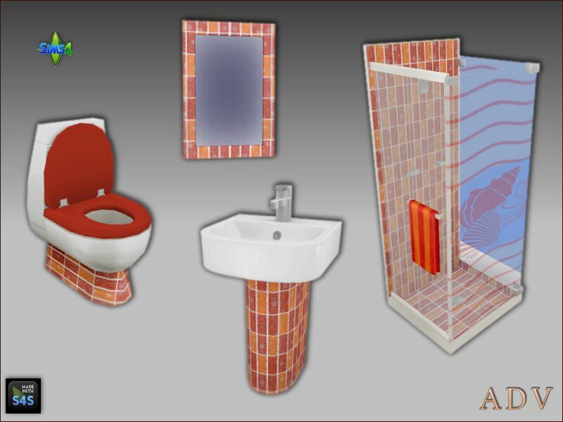 sims 4 cc sanitary objects 6