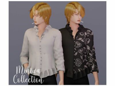 Sanji Shirt By Btsims Sims 4 CC