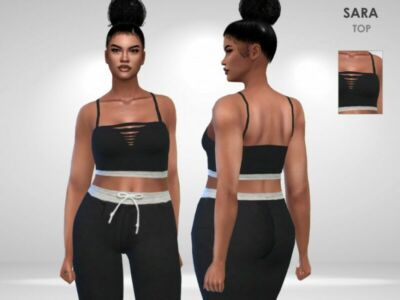 Sara TOP By Puresim Sims 4 CC