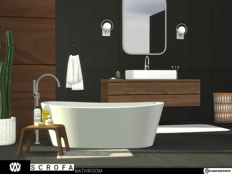 sims 4 cc scrofa bathroom by wondymoon 3