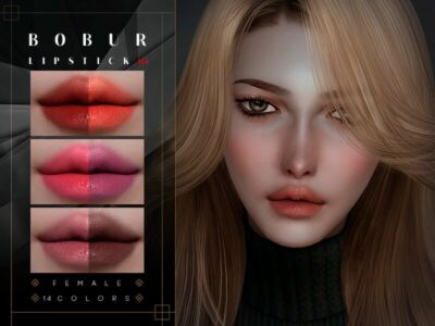 Semi Matte Lipstick Sims 4 CC