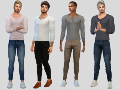 Semi See-Thru Shirt By Mclaynesims Sims 4 CC