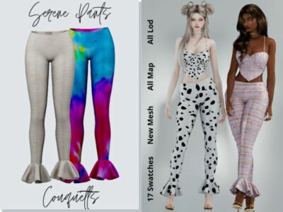 Serene Pants By Couquett Sims 4 CC