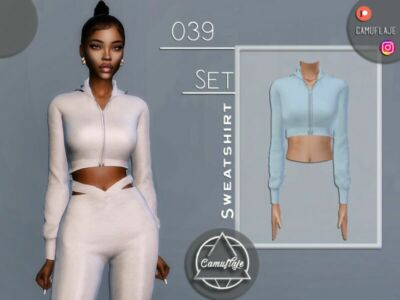 SET 039 – Sweatshirt By Camuflaje Sims 4 CC