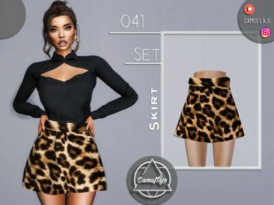 SET 041 – Skirt By Camuflaje Sims 4 CC