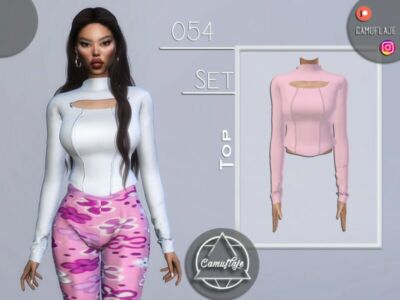 SET 054 – TOP By Camuflaje Sims 4 CC