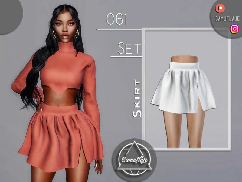 SET 061 – Skirt By Camuflaje Sims 4 CC