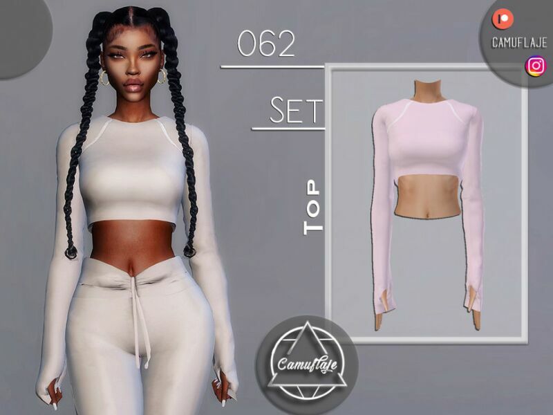 SET 062 – TOP By Camuflaje Sims 4 CC