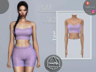 SET 077 – TOP By Camuflaje Sims 4 CC