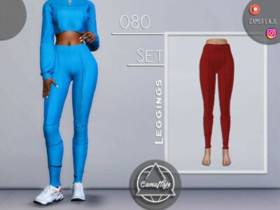 SET 080 – Leggings By Camuflaje Sims 4 CC