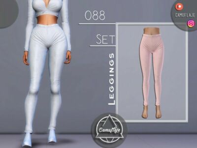 SET 088 – Leggings By Camuflaje Sims 4 CC