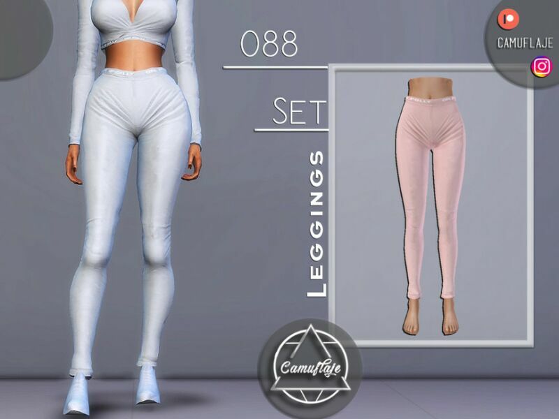 SET 088 – Leggings By Camuflaje Sims 4 CC