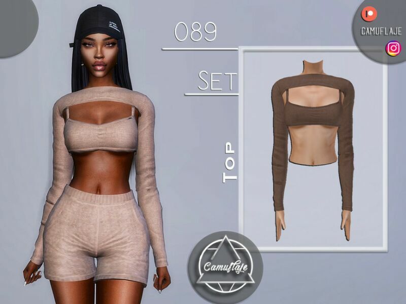 SET 089 – TOP By Camuflaje Sims 4 CC