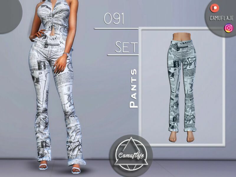 SET 091 – Pants By Camuflaje Sims 4 CC