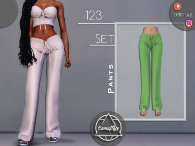 SET 123 – Pants By Camuflaje Sims 4 CC