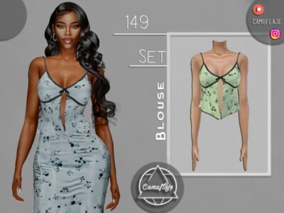 SET 149 – Blouse By Camuflaje Sims 4 CC