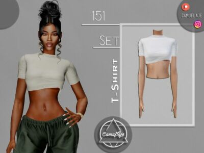 SET 151 – T-Shirt By Camuflaje Sims 4 CC