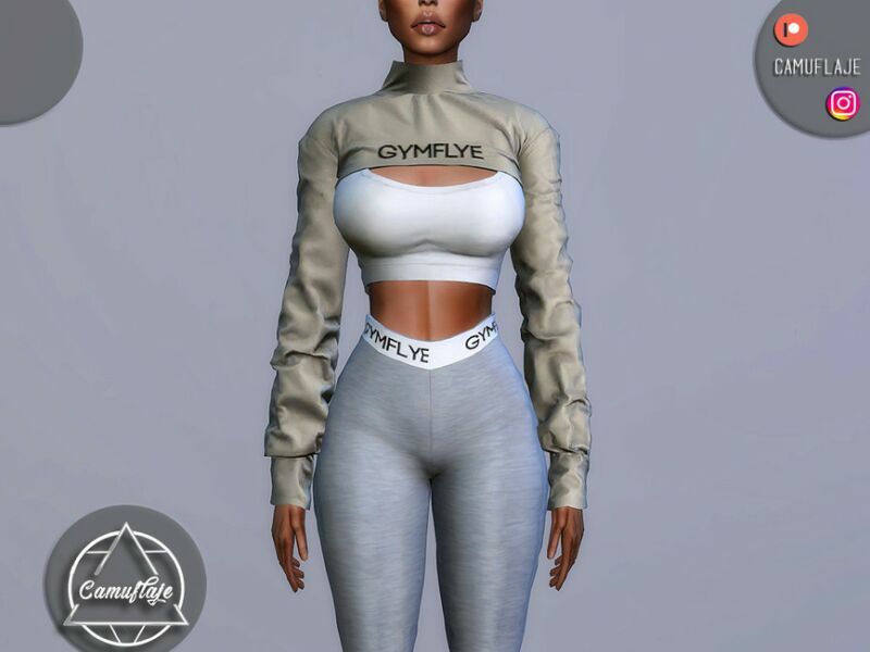 sims 4 cc set 187 sweatshirt top by camuflaje 2