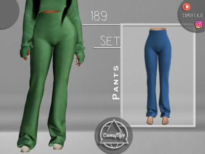 SET 189 – Pants By Camuflaje Sims 4 CC