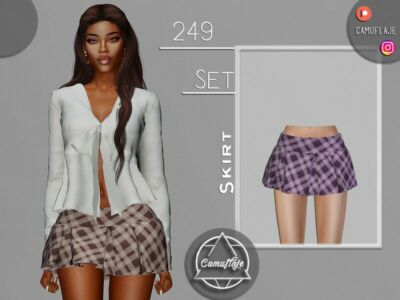 SET 249 – Skirt By Camuflaje Sims 4 CC