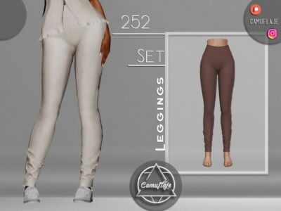 SET 252 – Leggings By Camuflaje Sims 4 CC