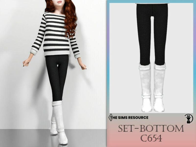 Set-Bottom C654 By Turksimmer Sims 4 CC