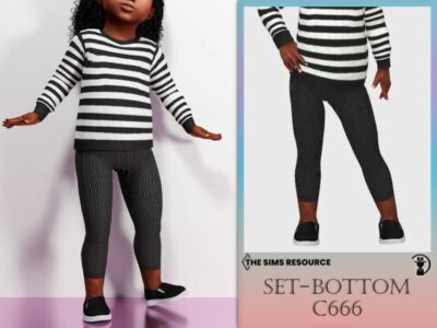 Set-Bottom C666 By Turksimmer Sims 4 CC