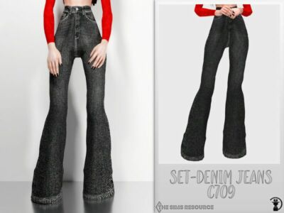 Set-Denim Jeans C709 By Turksimmer Sims 4 CC