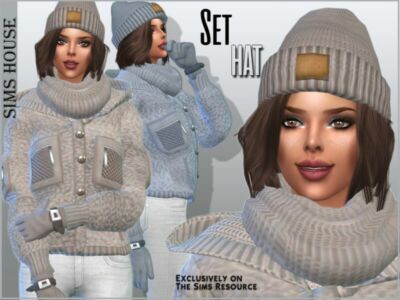 SET HAT F/M Sims 4 CC