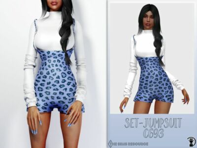 Set-Jumpsuit C693 By Turksimmer Sims 4 CC