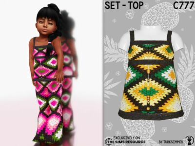 Set-Top C777 By Turksimmer Sims 4 CC