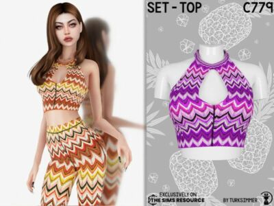 Set-Top C779 By Turksimmer Sims 4 CC