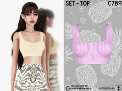 Set-Top C789 By Turksimmer Sims 4 CC