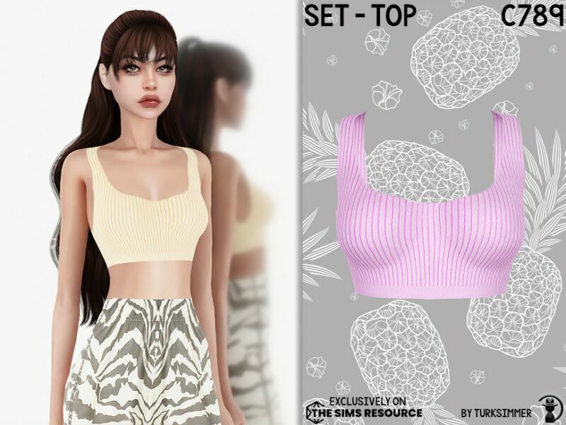 Set-Top C789 By Turksimmer Sims 4 CC