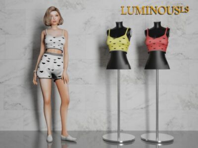 SET39 -Love TOP- By Luminousls Sims 4 CC