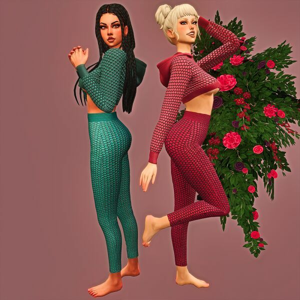 sims 4 cc sexy cropped hoody alex set 2