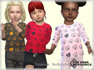 Shirt Bear By Bukovka Sims 4 CC