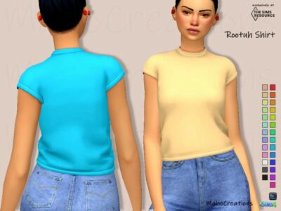 Shirt Rootuh By Mahocreations Sims 4 CC