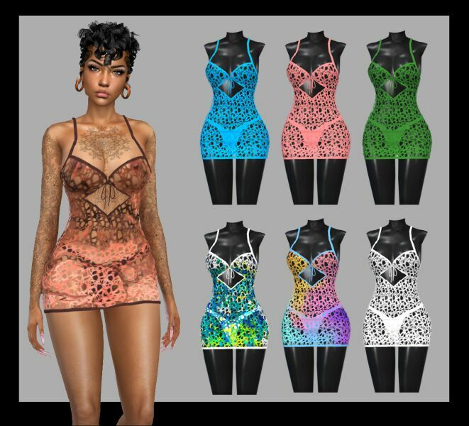 Short Dress Sims 4 CC