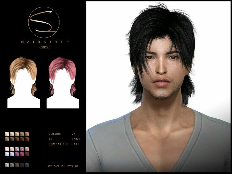 Short Hairstyle 090224 Sims 4 CC