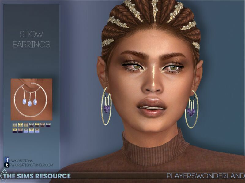 sims 4 cc show earrings by playerswonderland 2