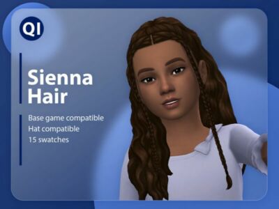 Sienna Hair By Qicc Sims 4 CC