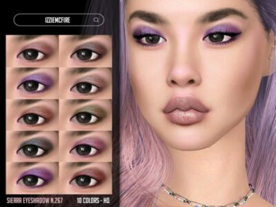 Sierra Eyeshadow N.267 By Izziemcfire Sims 4 CC