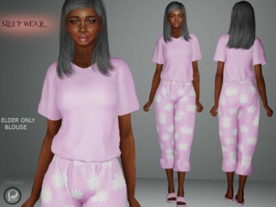 Silk Blouse By Pizazz Sims 4 CC